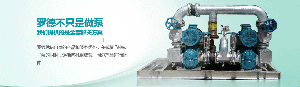 羅德不只是做泵，我們提供的是全套解決方案